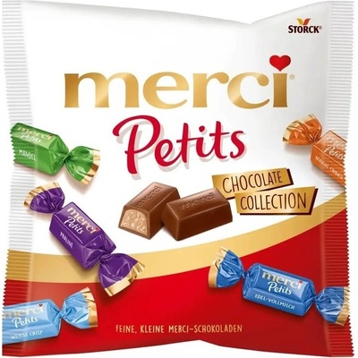 Merci Merci Čokoládová kolekce pralinek mix chutí 125 g