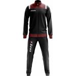 Zeus Мъжки анцуг Zeus Tuta Relax Vesuvio Men Tracksuit black dark red