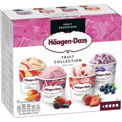 Häagen-Dazs Fruit Collection mini cups zmrzlina 4x95 ml