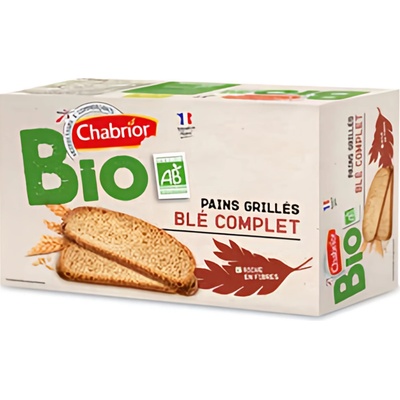 Chabrior Bio křehké celozrnné toasty 250 g