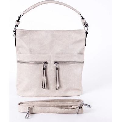 Romina & Co Středně velká kabelka na rameno i crossbody D191/22 béžová
