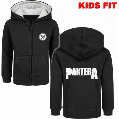Metal-kids Pantera mikina s kapucňou čierna