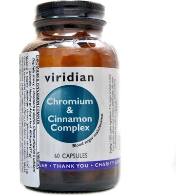 Viridian Chromium & Cinnamon Complex 60 kapsúl