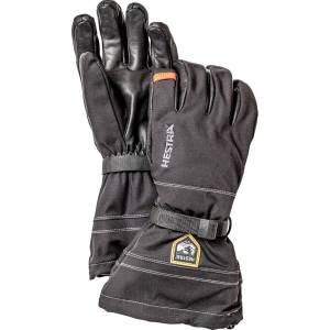 Hestra Ръкавици Hestra Army Leather Blizzard 5 Finger Gloves - Black / Light Brown - размер 6 (EU) (202-1155-0111)