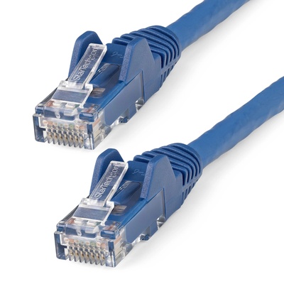 StarTech StarTech. com N6LPATCH3MBL мрежов кабел Син 3 м Cat6 U/UTP (UTP) (N6LPATCH3MBL)