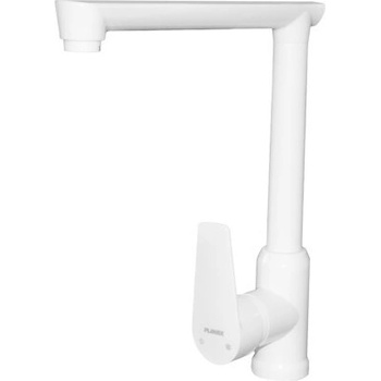 PLAMIX Mario-017 Бял, Пластмасов кухненски смесител (14573)