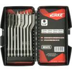 VERKE Комплект плоски свредла за дърво 8 бр. 12-32 мм 60052 (v05075)