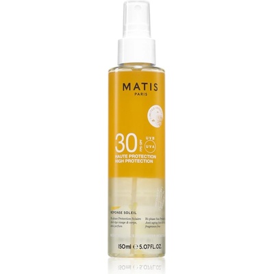 Matis Réponse Soleil Bi-phase Protection Solaire SPF30 сухо олио за тен SPF 30 150ml