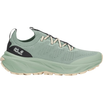 Jack Wolfskin Дамски мултиспорт обувки Jack Wolfskin Women's PS Trail Knit Low Multisport shoes - Green Zinnia - размер 42, 5 (EU) (122-1460-0122)