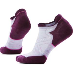 Smartwool Дамски чорапи за бягане Smartwool Women's Run Targeted Cushion Low Ankle Running socks - Purple / White - размер 34-37 (EU) (201-4475-0911)