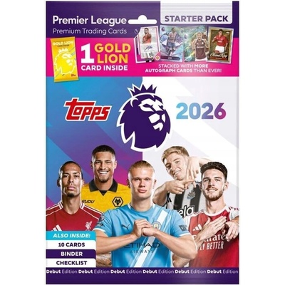 Topps Premier League 2026 štartovacia sada