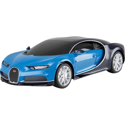 Jamara Toys Jamara Bugatti Chiron кола с дистанционно управление, син/черен, мащаб 1: 24 (405137)