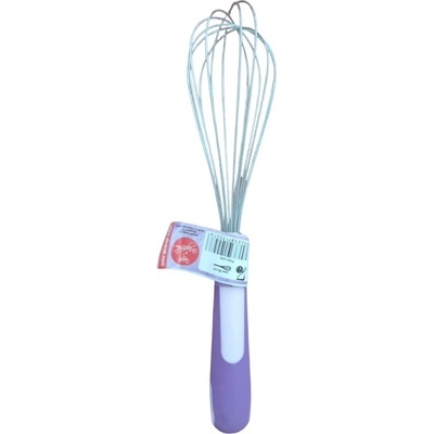 ALVARAK Šlehací metla 28 cm, nerez/plast, fialová
