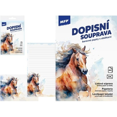 MFP paper Dopisní papír barevný LUX 5+10 (Kůň) 5550367