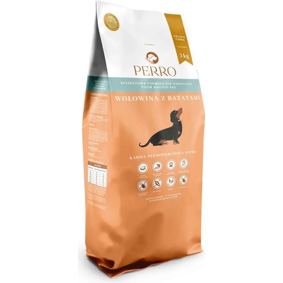 Perro Beef with sweet potatoes Small breed dogs 3 kg
