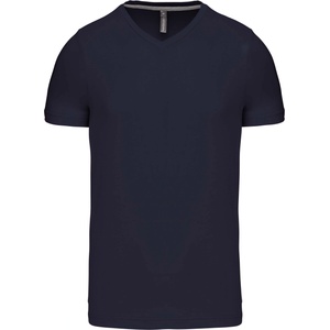 Kariban v-neck k357 / Мъжка тениска с къс ръкав - тъмносиня xxxl (20k35700313)