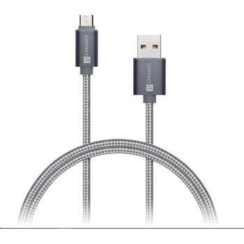 Connect IT CI-965 micro USB, 1m, šedý