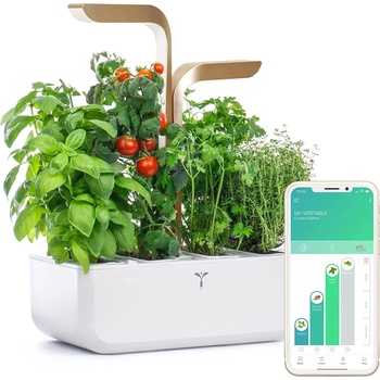 Véritable Домашна градина Veritable - Connect, Bluetooth, 9.5 W, бяло-златно (VPOT-BAWМG-A-12)