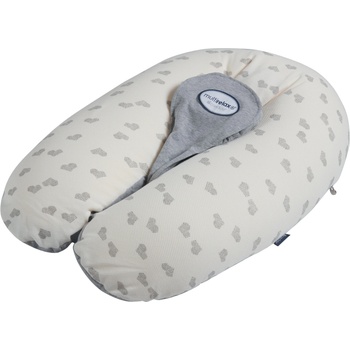 Candide Multirelax Възглавница За Майчинство И Кърмене 3В1 Сиви Сърца Candide (C-685990)