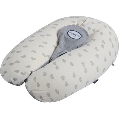 Candide Multirelax Възглавница За Майчинство И Кърмене 3В1 Сиви Сърца Candide (C-685990)