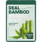Farmstay Real Bamboo Essence Mask - Хидратираща текстилна маска с екстракт от бамбук 1бр/23мл