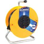 Commel Кабелен удължител на макара Commel - 0957, 50m, 4 гнезда, IP20 (0957)