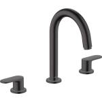 Hansgrohe Vernis Blend - Смесител за умивалник със сифон, монтаж с 3 отвора, матово черно 71553670 (71553670)