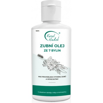 KH zubní olej ze 7 bylin k péči o zuby při parodontóze 100 ml