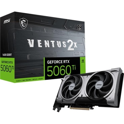 MSI GeForce RTX 5060 Ti VENTUS 2X PLUS 16GB GDDR7 128bit (G506T-16V2P)