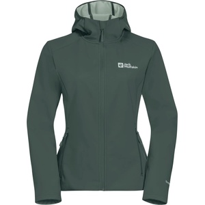 Jack Wolfskin Дамско софтшел яке Jack wolfskin Women's Bornberg Hoody Softshell jacket - Sago Palm (103-2184-0512)
