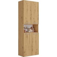 TOP E-SHOP Kúpeľňová skrinka NEL DK 1K 60 Dub artisan
