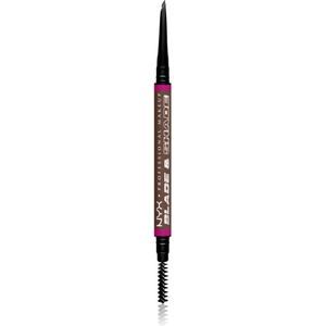 NYX Professional Makeup Blade & Shade молив за вежди с четка цвят 09 Brunette гр