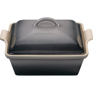 Le Creuset Heritage Форма за печене квадратна с капак, 23 см, сива (71005254440080)