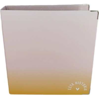 Mintopia Album na scrapbooking 30,5 × 32,5 cm - růžovožluté