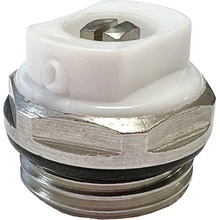 Klum, Zátka odvzdušňovací s "O" kroužkem, kov/plast, 1/2", CR187