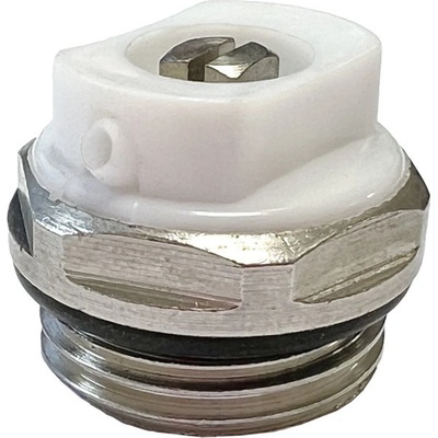 Klum, Zátka odvzdušňovací s "O" kroužkem, kov/plast, 1/2", CR187