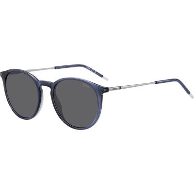 HUGO BOSS Слънчеви очила Hugo Men's Round Sunglasses - Blue Silver