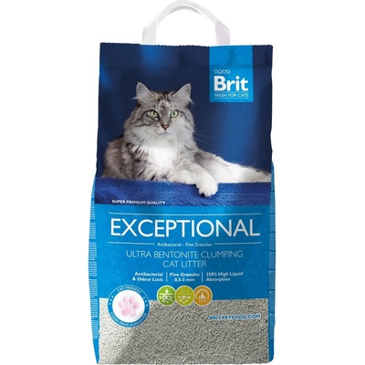 Brit Fresh for Cats Exceptional Ultra Bentonite Clumping Cat Litter 5 kg – Zboží Dáma