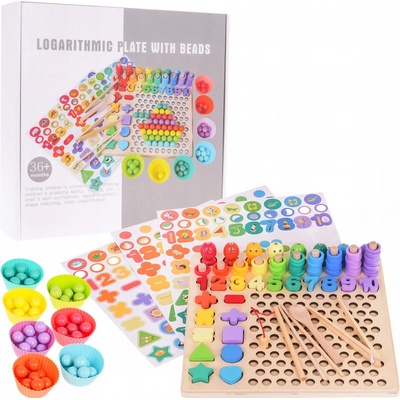 Joko interaktívna hra 5v1 s loptičkami a číslami lovenie rýb motorická doska