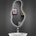 Lidiya Mirror Стенно огледало LED осветление LM Lunar Mist, фигурно, 800×1800мм