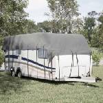 vidaXL Покривало за покрив на каравана сиво 800x300cm Нетъкана материя (4015873)