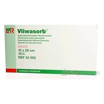 VLIWASORB Krytie na rany 10 x 20 cm 10 ks
