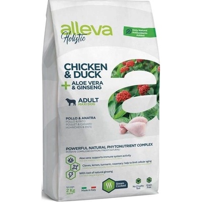Alleva HOLISTIC кучешка храна за възрастни maxi пиле и патица 2 кг