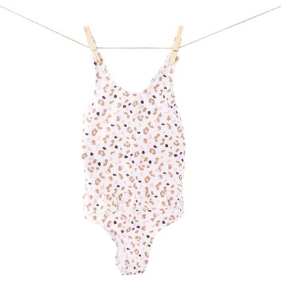 Swim Essentials Plavky s UPF 50+ Leopard béžový