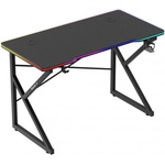 Huzaro Hero 1.7 RGB Геймърско бюро, черен (HZ-HERO 1.7 RGB BLACK)