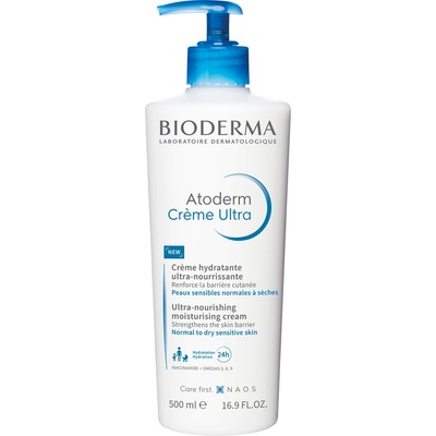 Bioderma Atoderm vyživujúci telový krém pre normálnu až suchú citlivú pokožku 500 ml