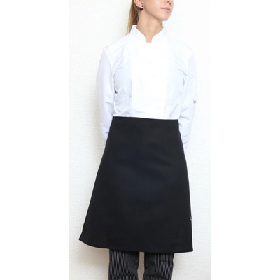 Profikuchar.cz zástěra nízká 100% bavlna dámská bílá PRO-301001