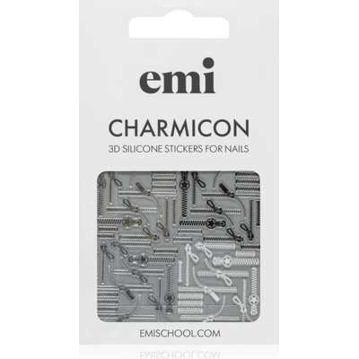 E.Mi Charmicon 3D Silicone Stickers 170 Zipper samolepka – Zboží Mobilmania
