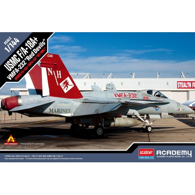 Academy USMC F/A-18A+ VMFA-232 červenáDevils Model Kit letadlo 12627 1:144