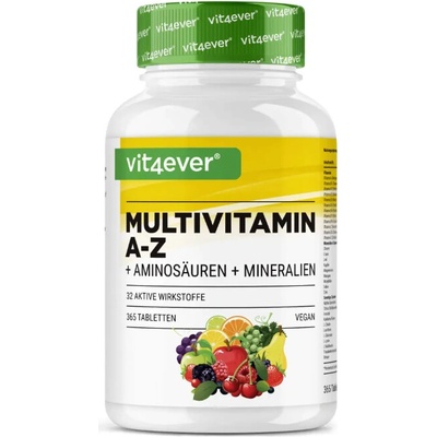 Vit4ever Multivitamin A-Z komplex vitamínů minerálů a aminokyselin 365 tablet